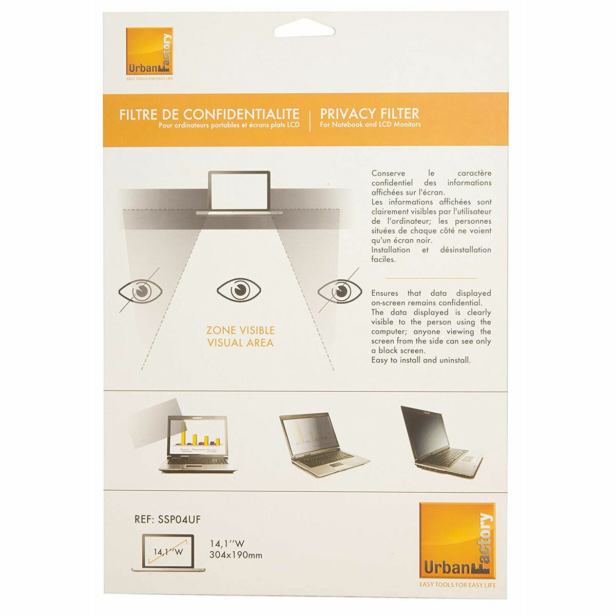 Screen protection Urban Factory SSP04UF 14. 1-2