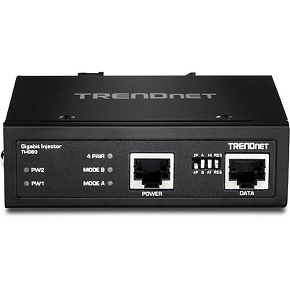 Инжектор PoE Trendnet TI-IG60 1000 Mbit/s Чёрный-4
