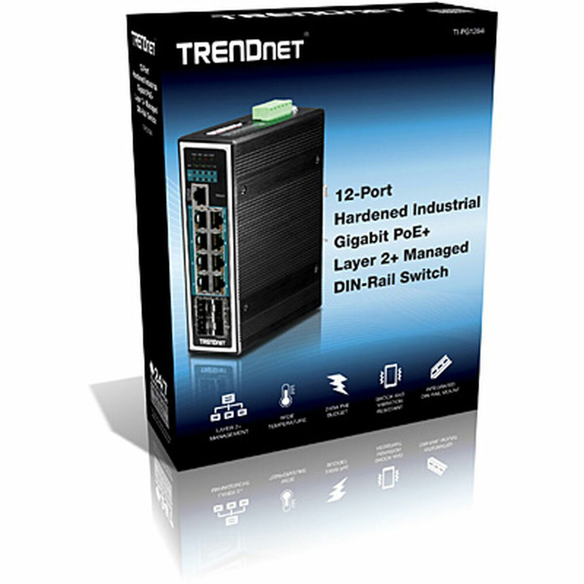 Переключатель Trendnet TI-PG1284I-3