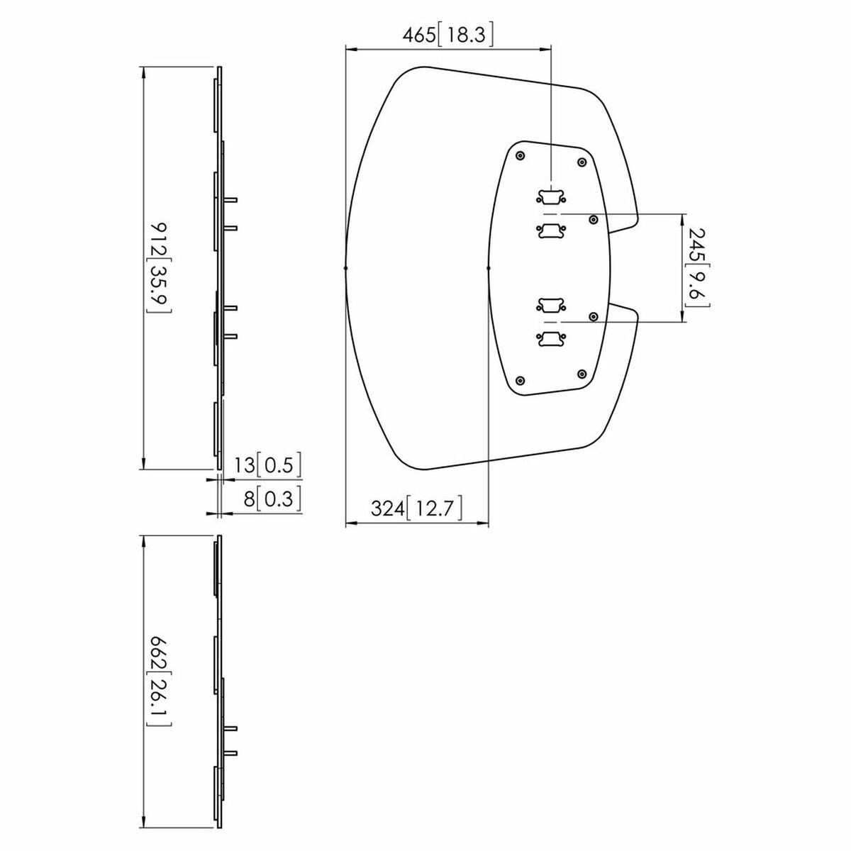 Крепежная пластина Vogel's PFF 7030-2