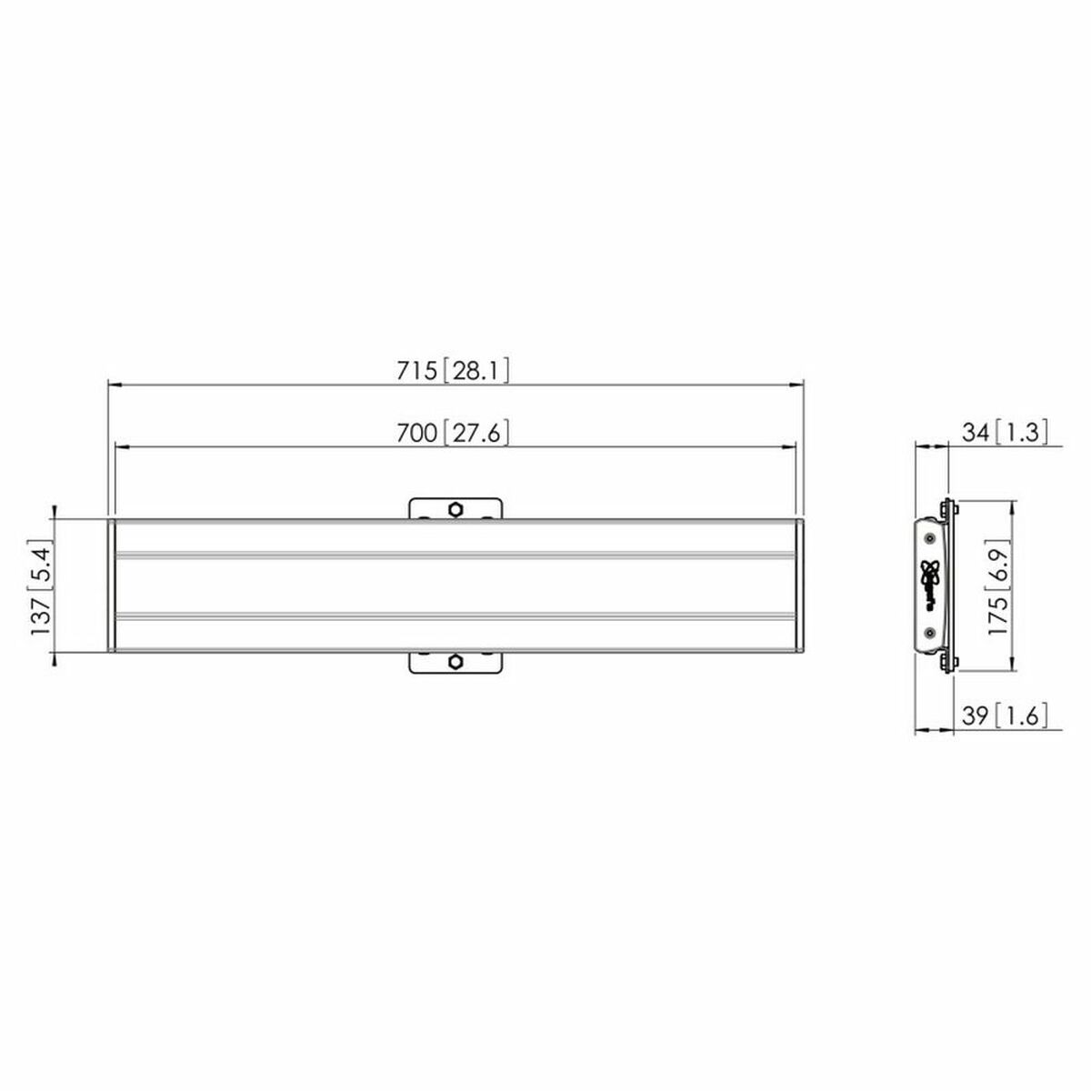 Планка Vogel's 7234070 715 mm-2