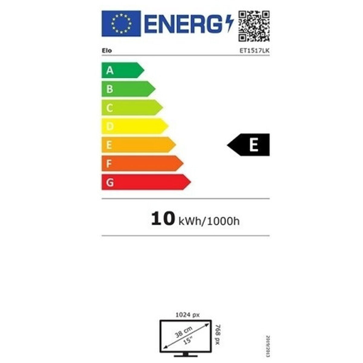 Монитор Elo Touch Systems ET1517L-7CWB 15 LCD 50-60 Hz-3