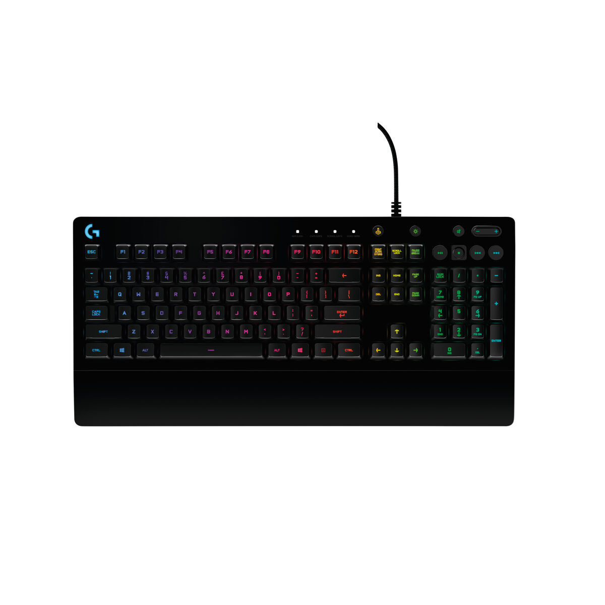 Клавиатура Logitech G213 Prodigy Чёрный Qwerty US-2