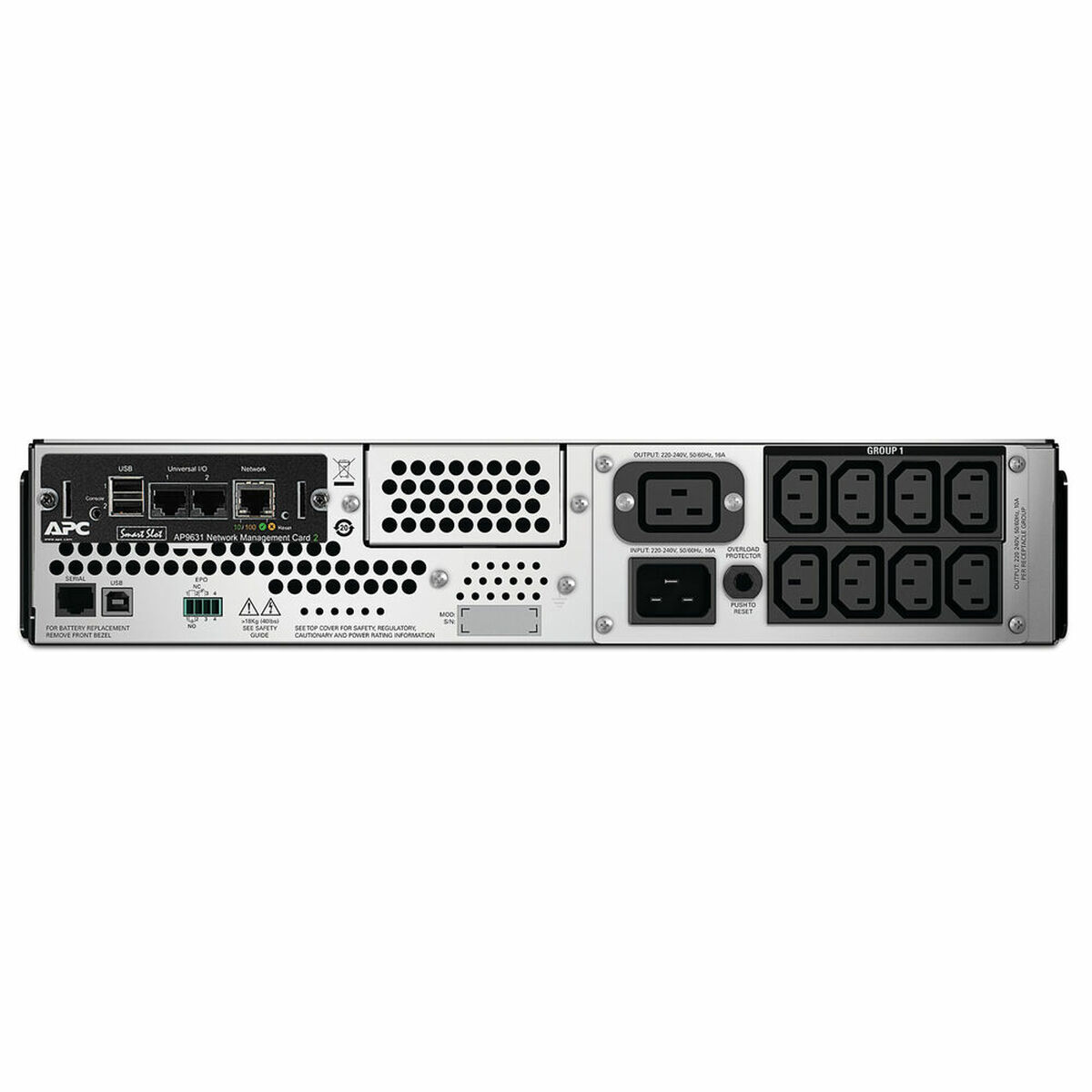 Система бесперебойного питания Интерактивная SAI APC SMT2200RMI2UNC 1980W-3