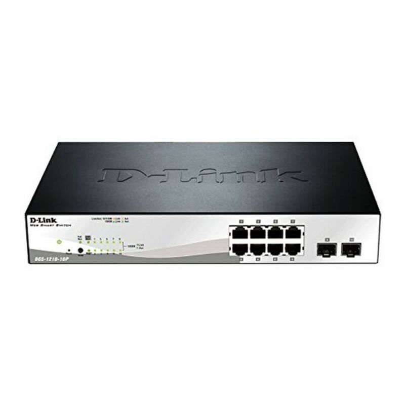Настольный коммутатор D-Link DGS-1210-10P         10 Puertos RJ45-5