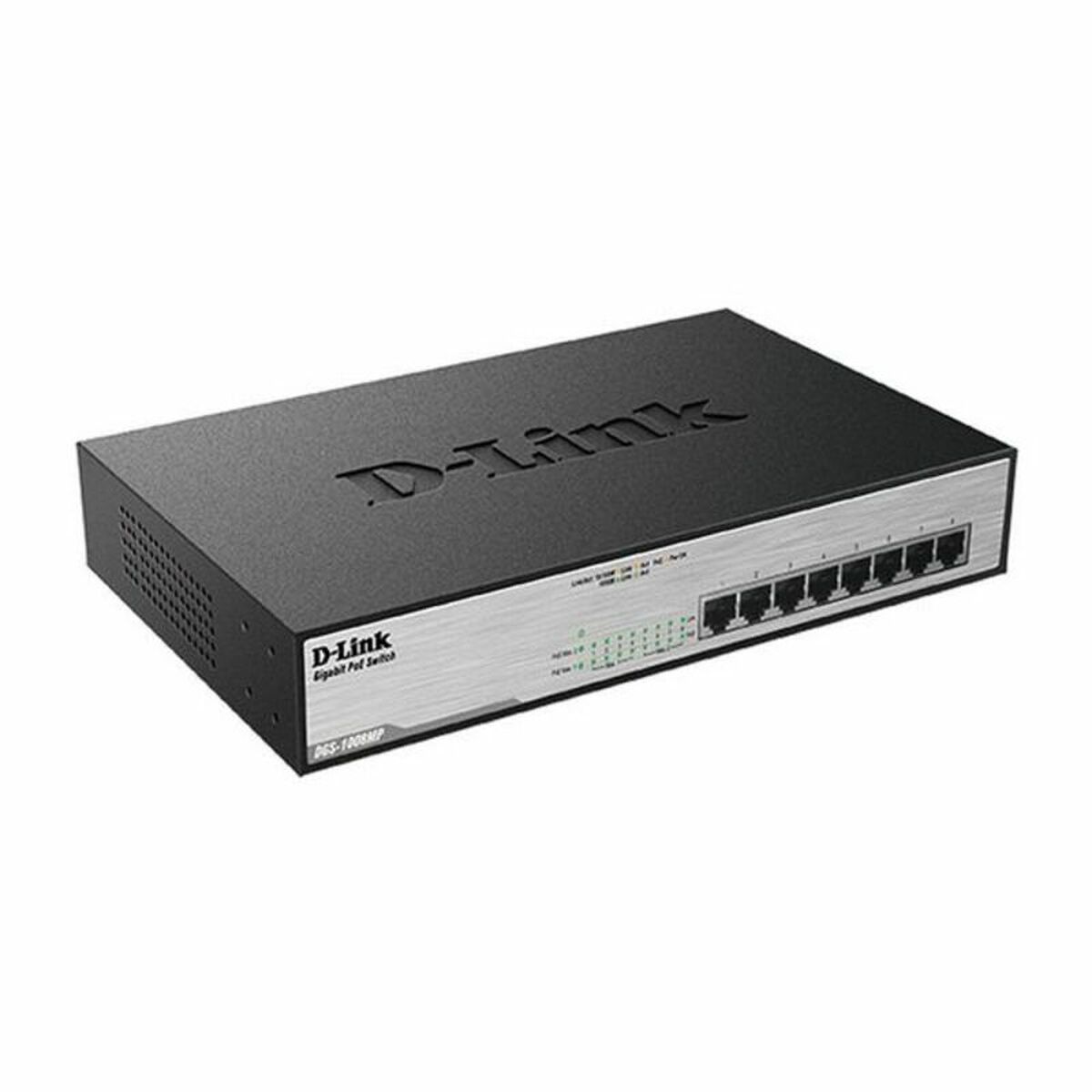 Настольный коммутатор D-Link DGS-1008MP 16 Gbps LAN-3