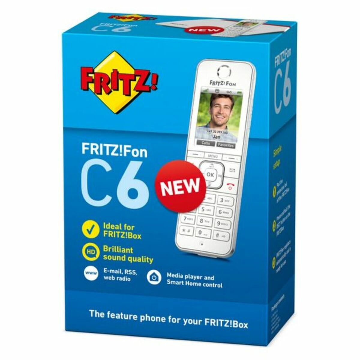 Беспроводный телефон Fritz! 20002875 Белый-5