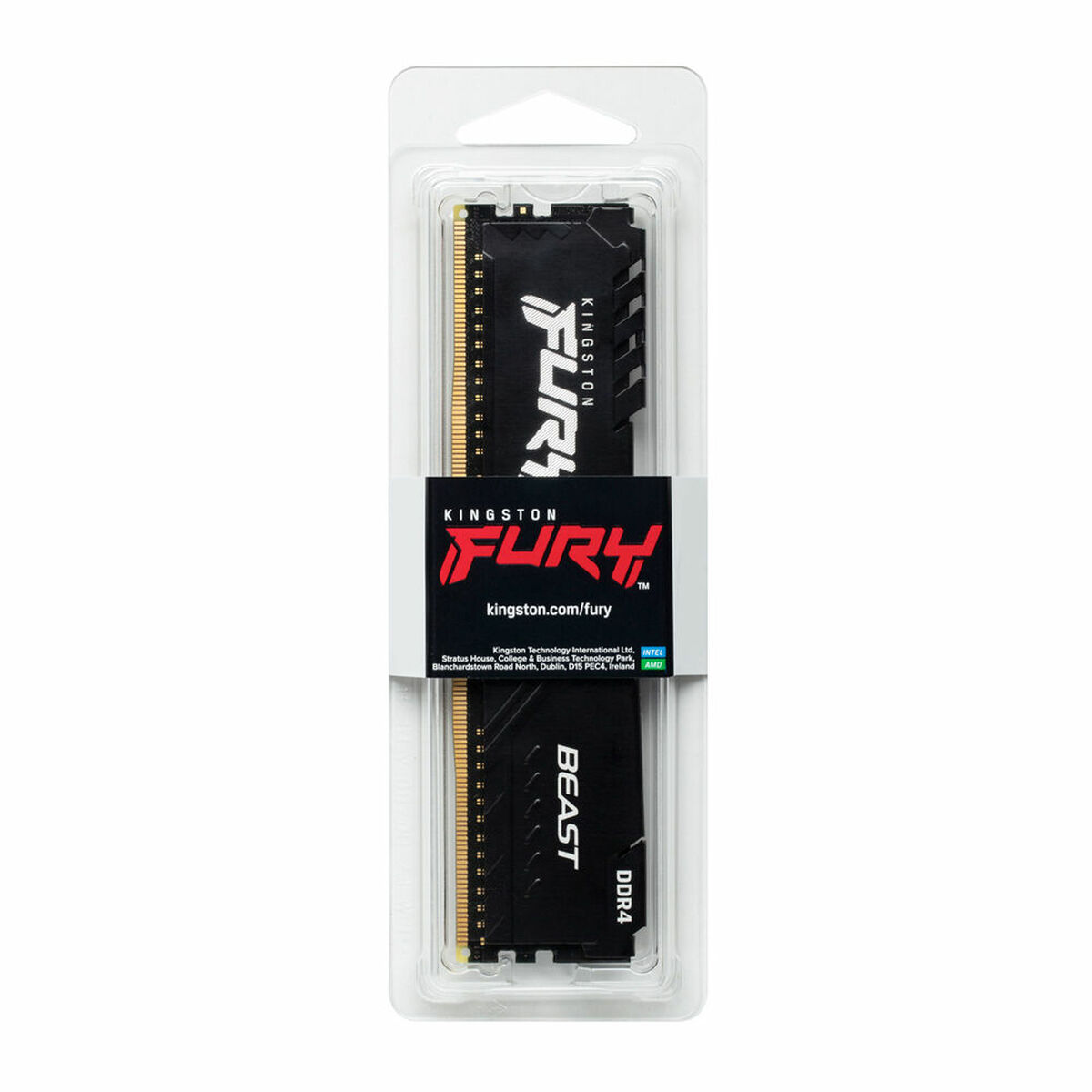 Память RAM Kingston Fury Beast CL17 8 GB DDR4 3600 MHz-2
