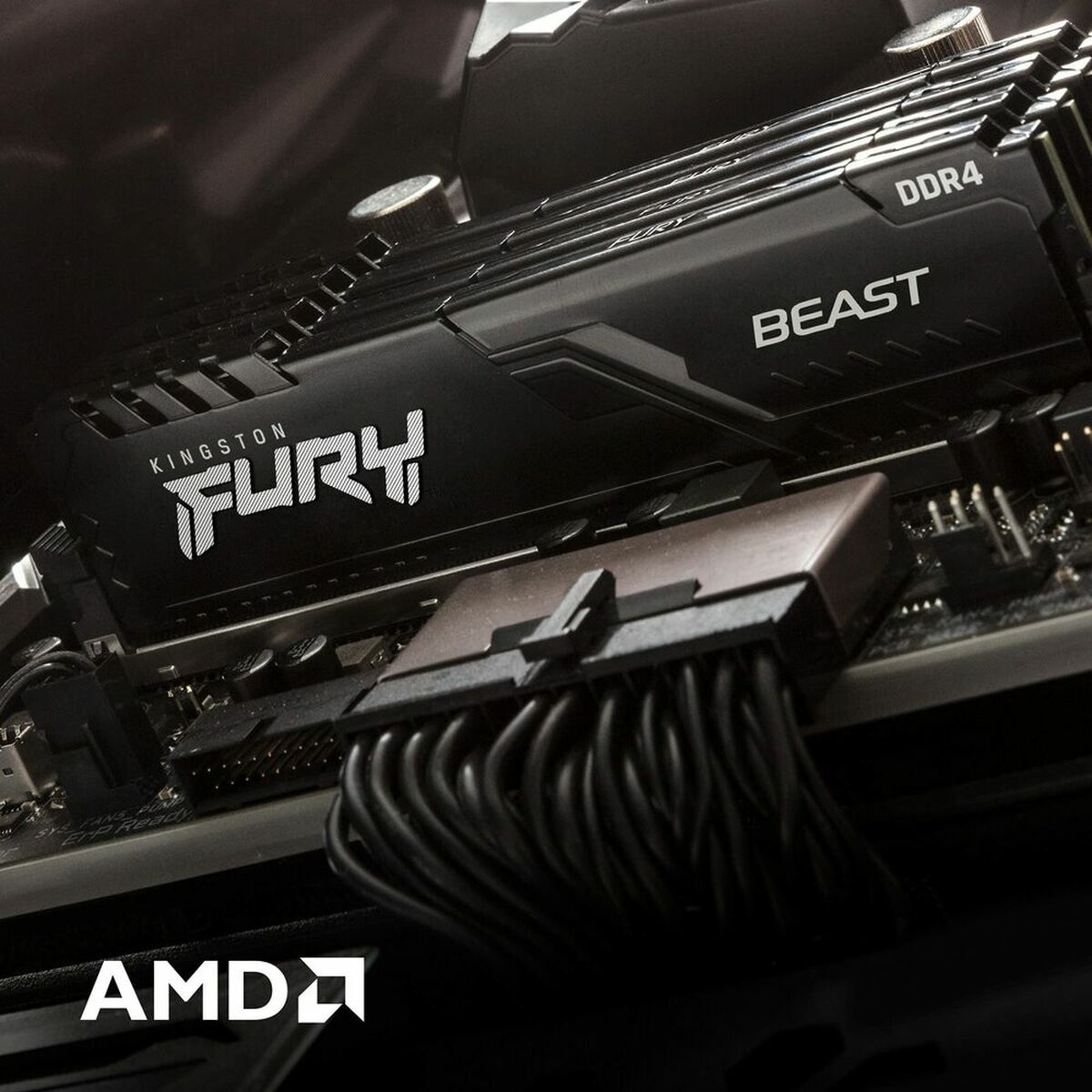 Память RAM Kingston Fury Beast CL17 8 GB DDR4 3600 MHz-4