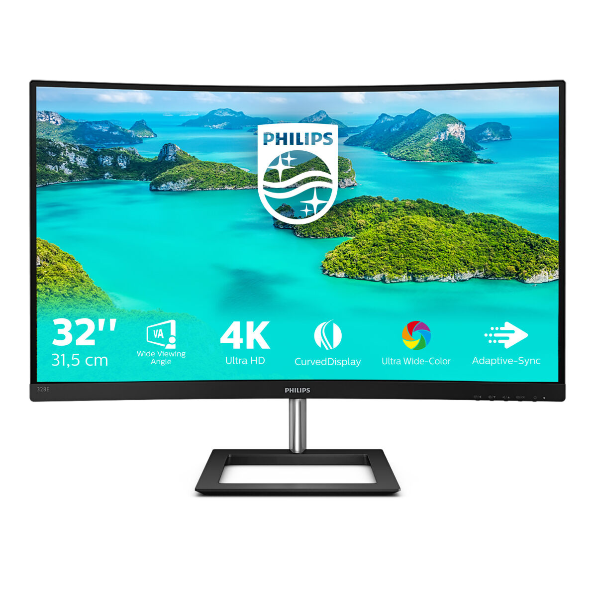 Монитор Philips 328E1CA/00 32 LED VA LCD Flicker free 50-60  Hz-3