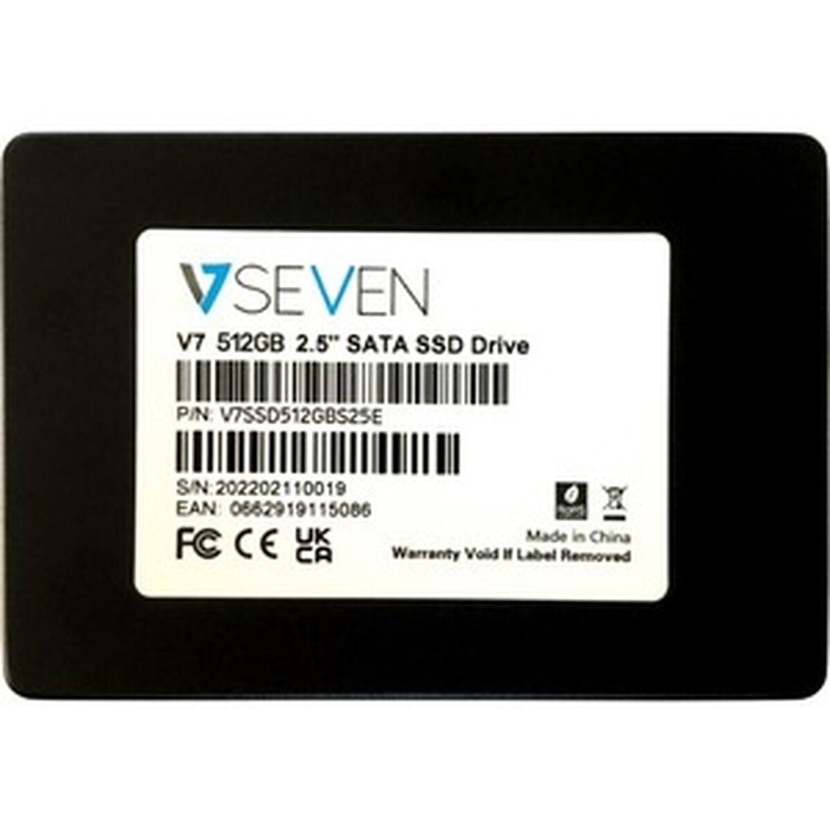 Жесткий диск V7 V7SSD512GBS25E 512 GB-3