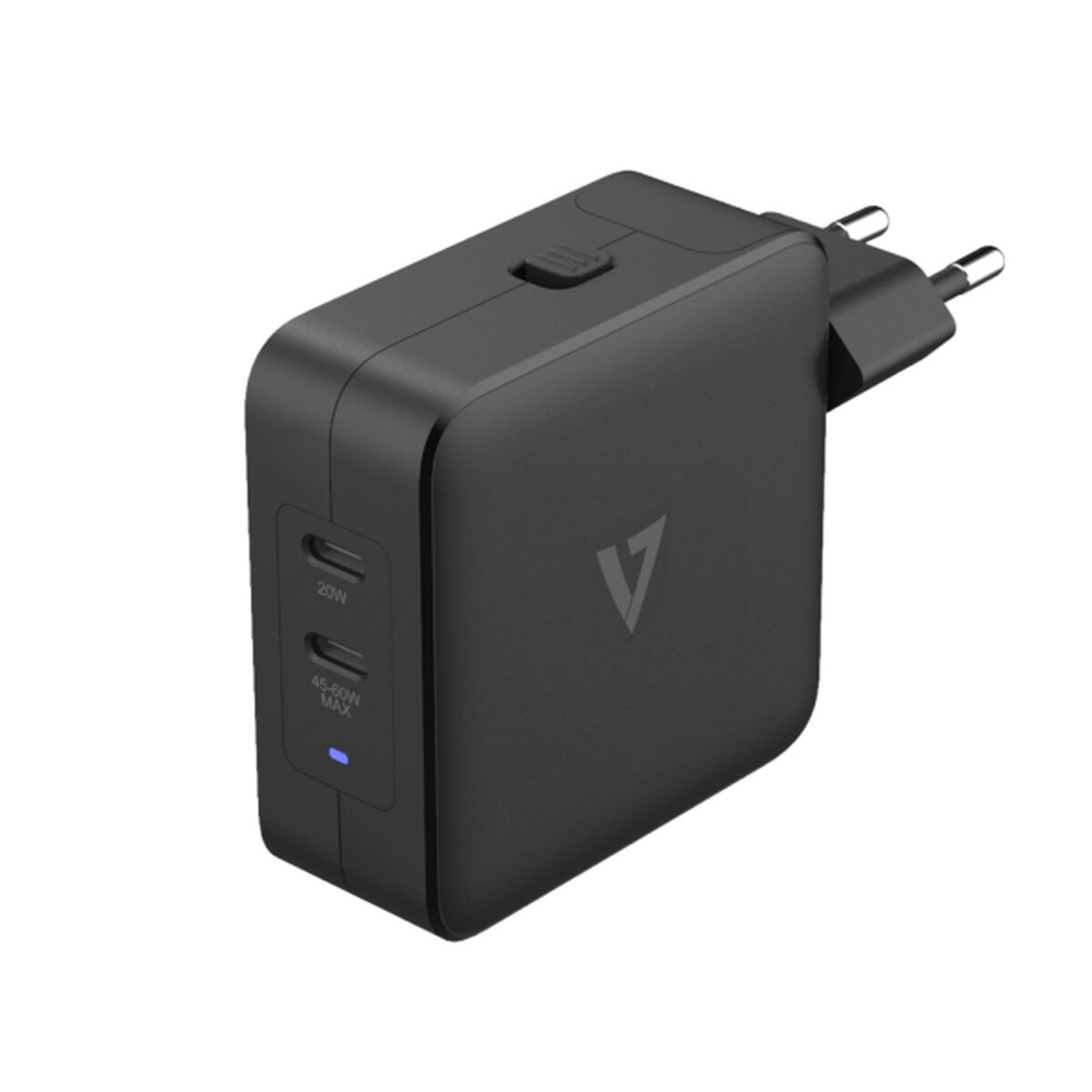 Портативное зарядное устройство V7 ACUSBC65WGAN Чёрный-2