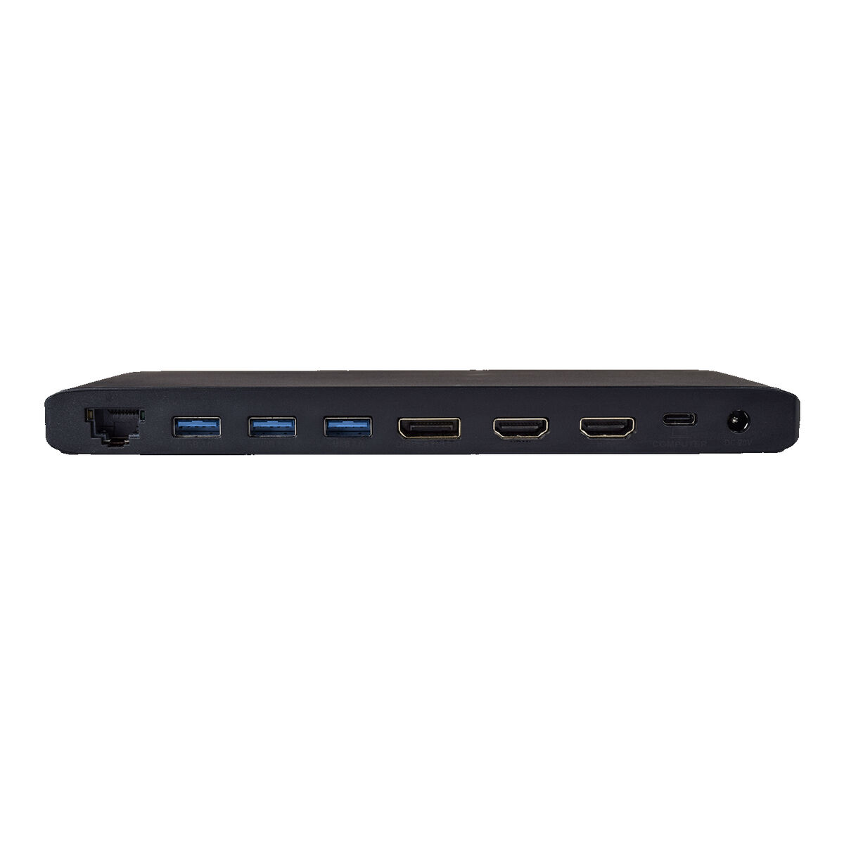 USB-разветвитель V7 DOCKUCPT3D Чёрный-2