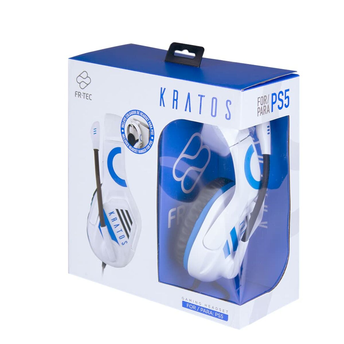 Gaming headphones with microphone FR-TEC FT2016 White-2
