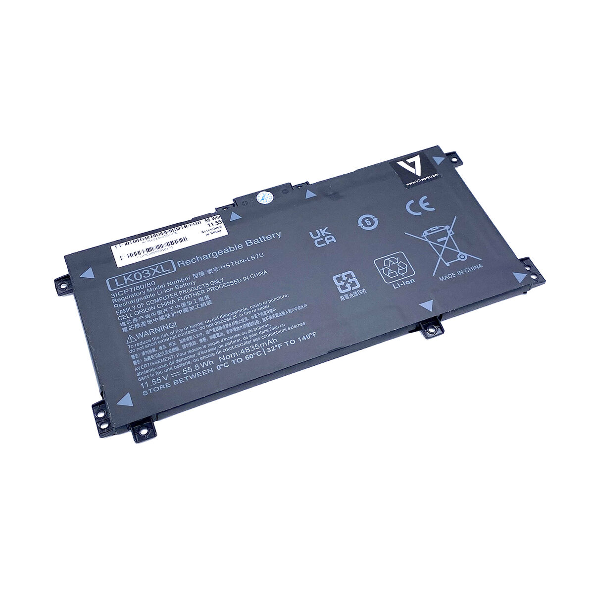 Battery for laptop V7 H-916814-855-V7E 4835 mAh