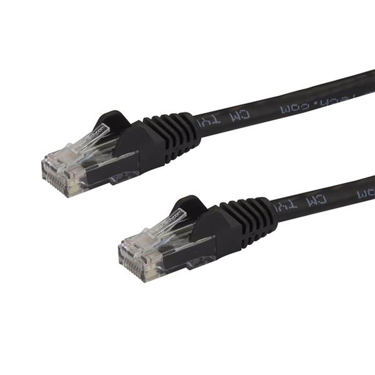 Қатты желілік кабель UTP кат, 6 Startech Cable de Red Cat6 con Conectores Snagless RJ45 - 30,4m Negro Қара