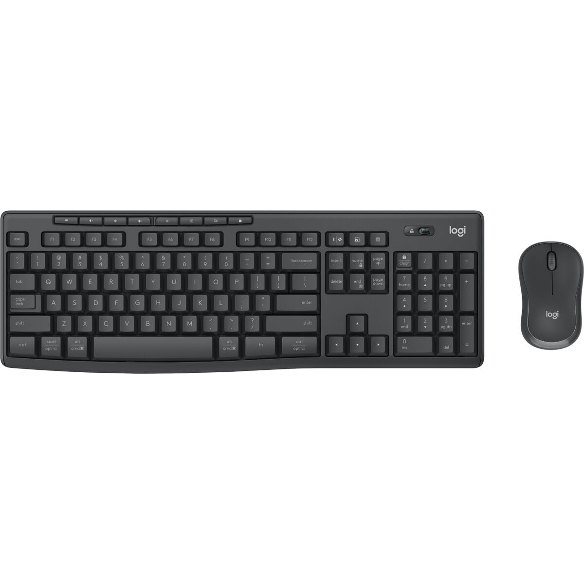 Клавиатура и мышь Logitech MK370 Серый Графитовый Испанская Qwerty-2