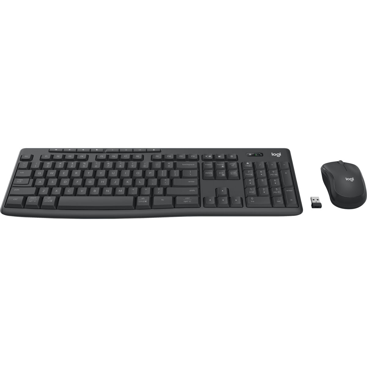 Клавиатура и мышь Logitech MK370 Серый Графитовый Испанская Qwerty-3
