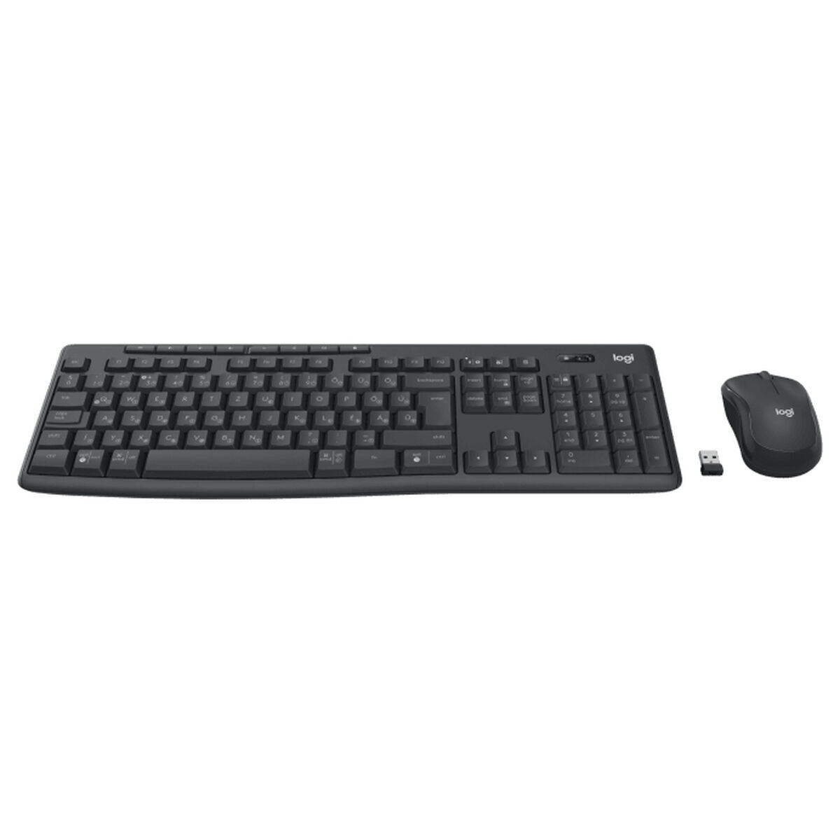 Клавиатура и мышь Logitech MK370 Графитовый Qwerty hebreo-6