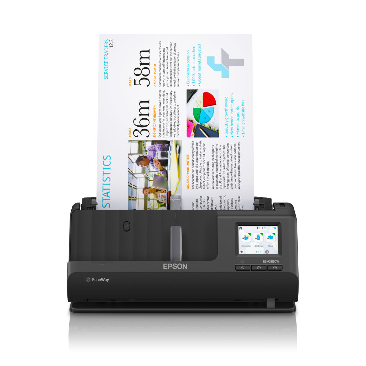 Сканер Epson ES-C380W-5