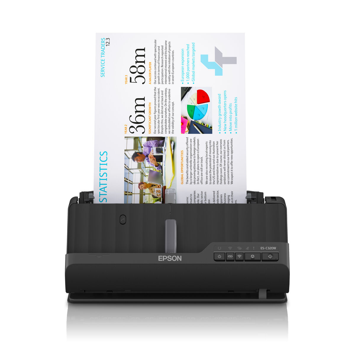 Сканер Epson ES-C320W-2