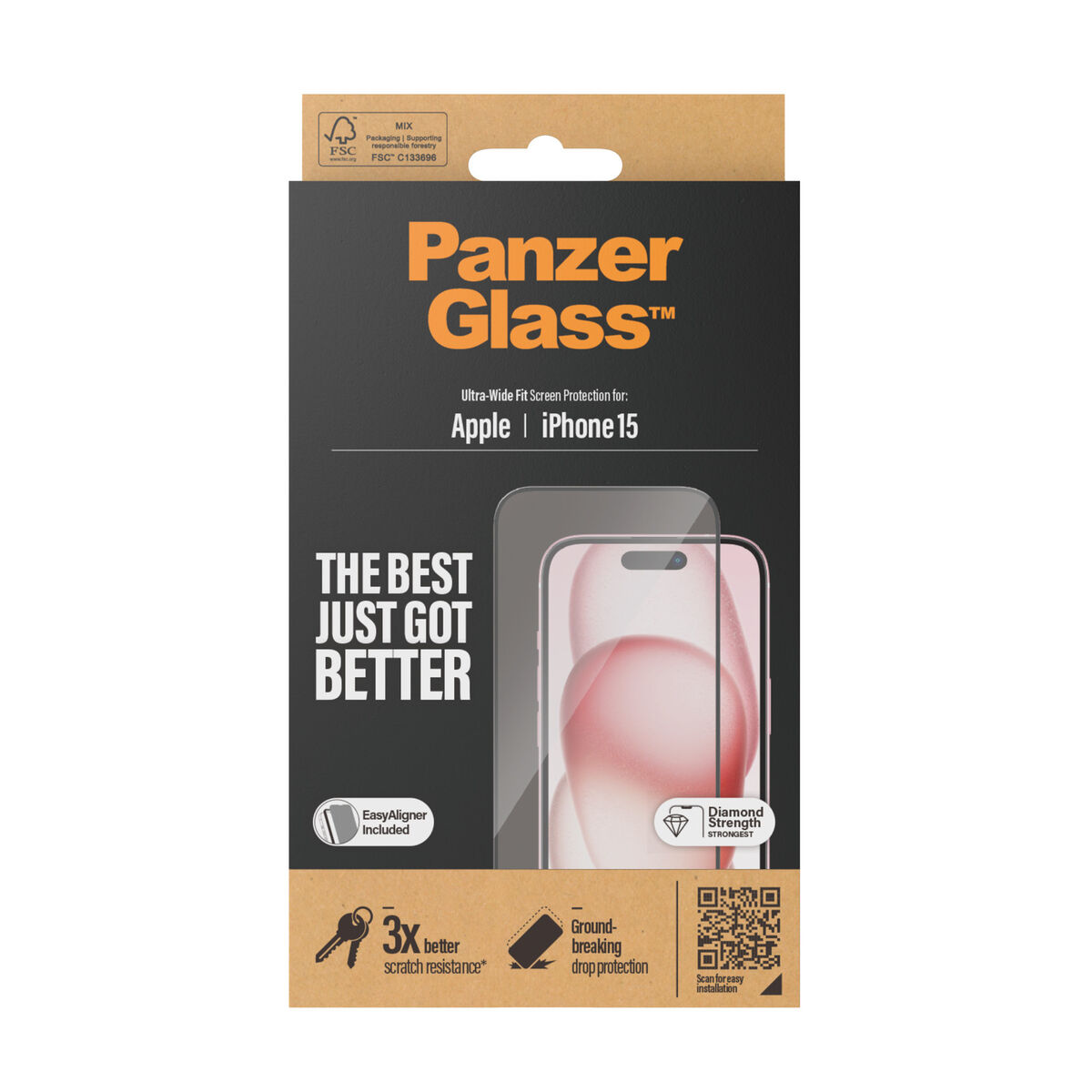 Защита для экрана для телефона Panzer Glass 2809 Apple-4