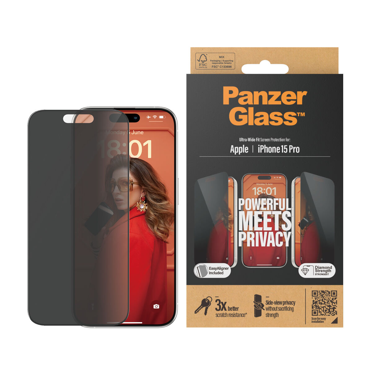 Защита для экрана для телефона Panzer Glass P2810 Apple-4