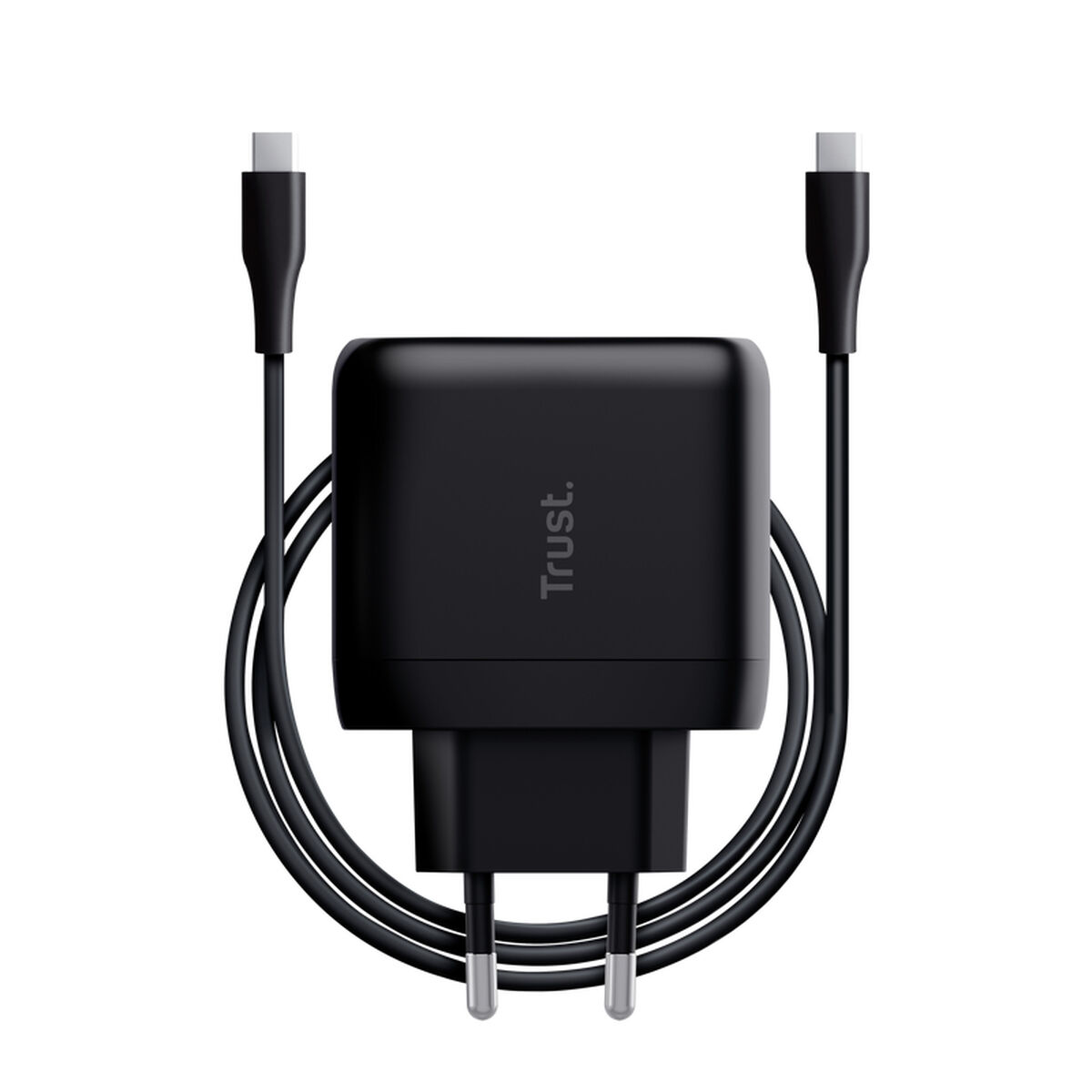 Розеткаға арналған зарядты + Кабель-USB-C Trust Maxo Қара 65 W