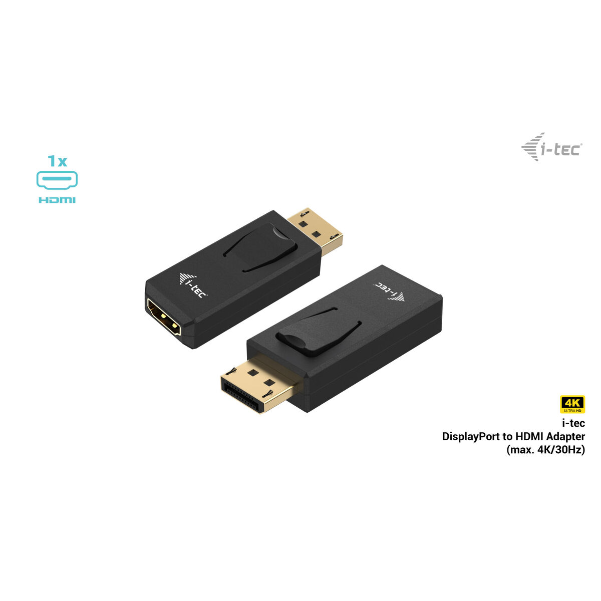 Адаптер Thunderbolt —USB-C i-Tec DP2HDMI4K30HZ-3