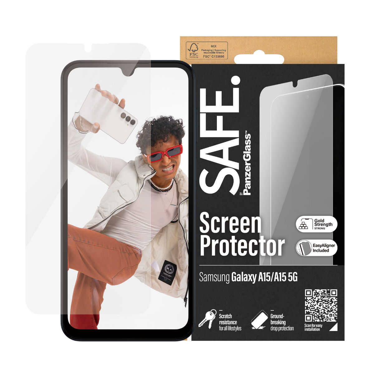 Защита для экрана для телефона Panzer Glass SAFE95678 Samsung GALAXY NEW A14/A14 5G-2