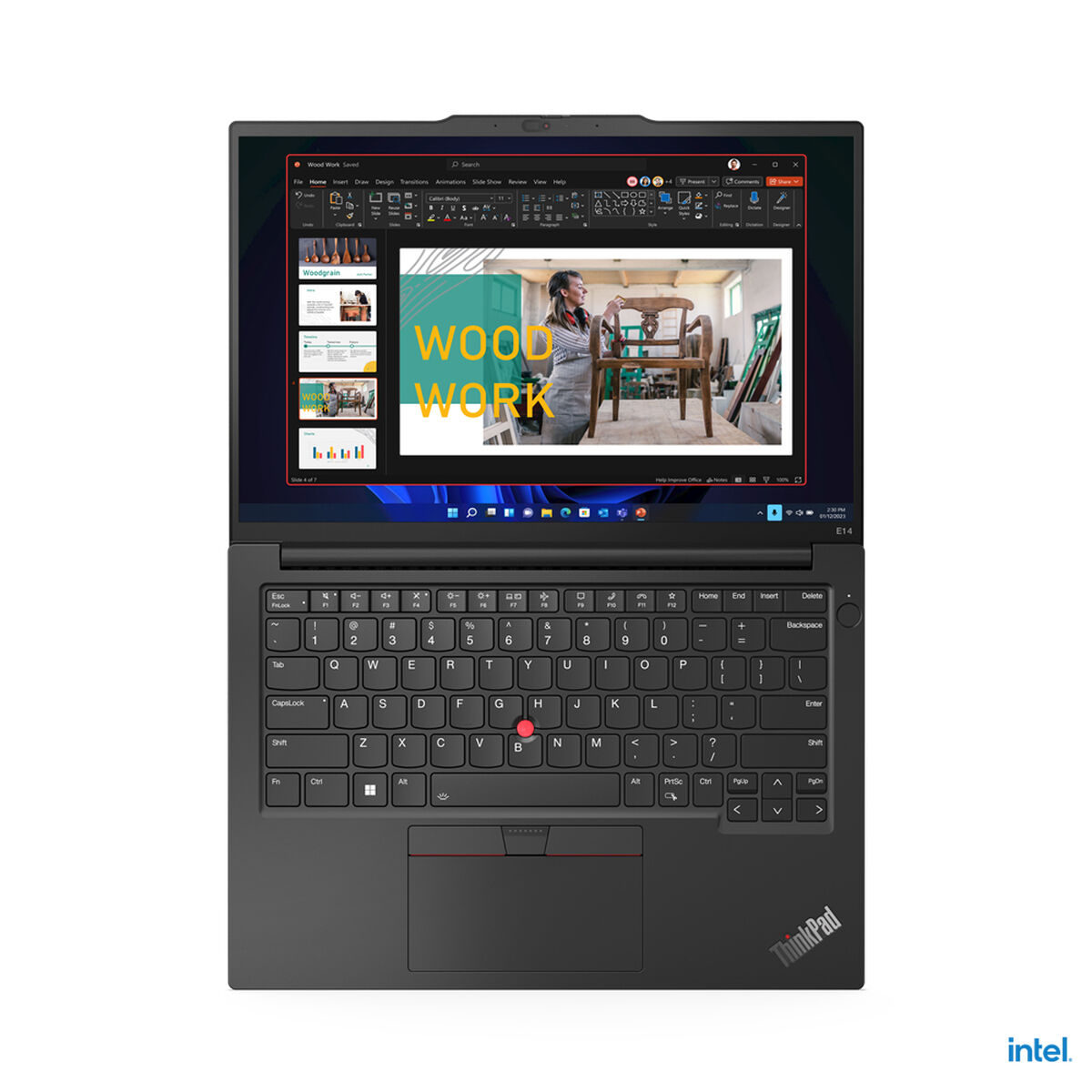 Ноутбук Lenovo THINKPAD E14 14 Intel Core i7-13700H 32 GB RAM 1 TB SSD Испанская Qwerty-3