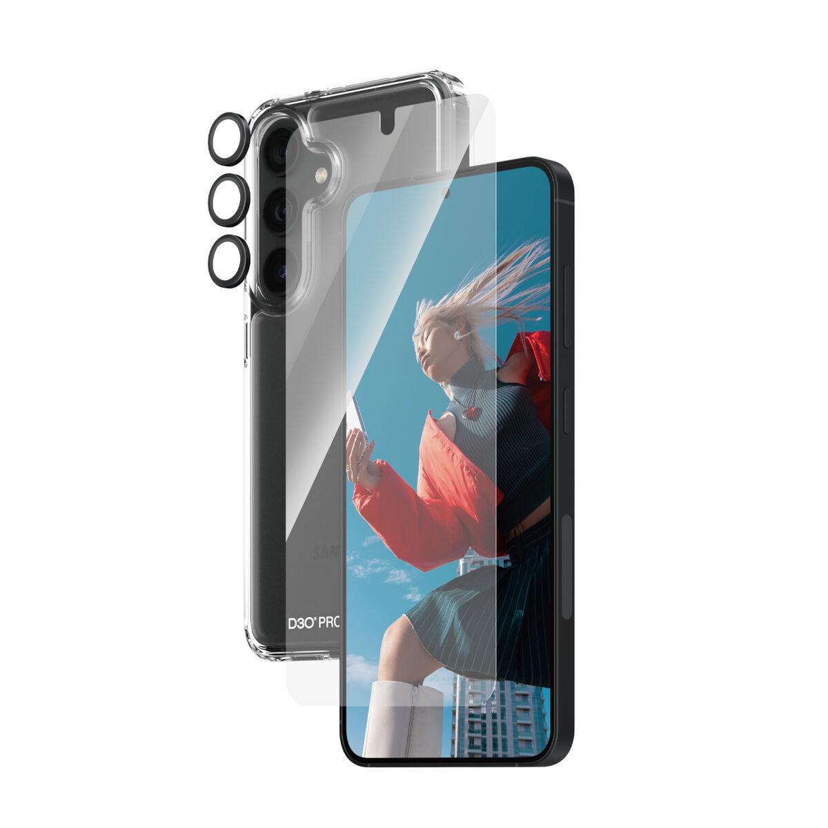 Чехол для мобильного телефона Panzer Glass B1210+7350 Прозрачный Galaxy S24-4
