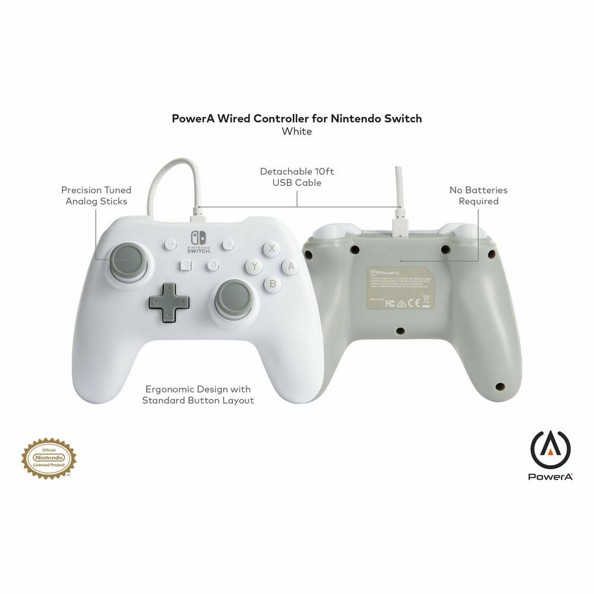 Игровой пульт Powera 1517033-03 Белый Nintendo Switch-3