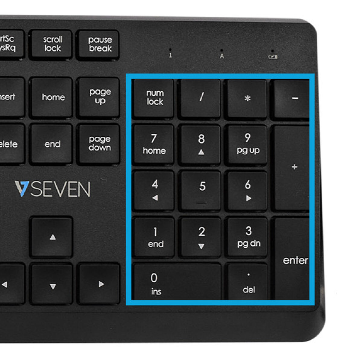 Клавиатура и мышь V7 CKW350ES Чёрный Испанская Qwerty-3