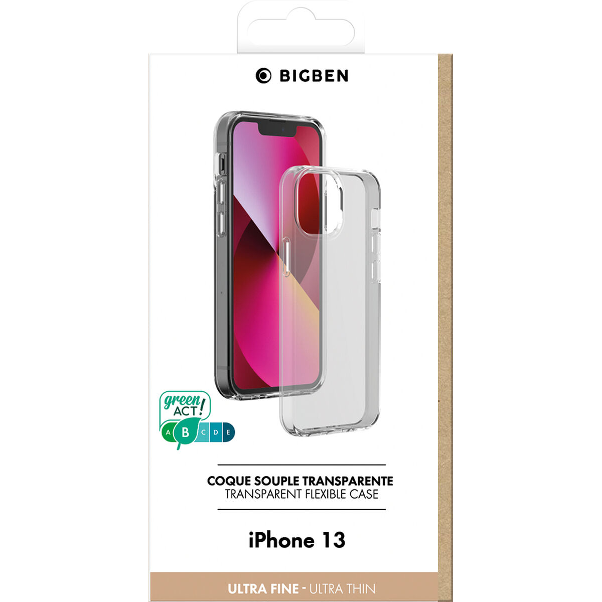 Чехол для мобильного телефона BigBen Connected SILITRANSIP1361 Прозрачный Apple iPhone 13-2