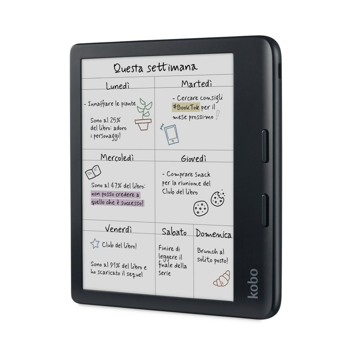 Эл. книга Rakuten N428-KU-BK-K-CK Чёрный 32 GB 7-2