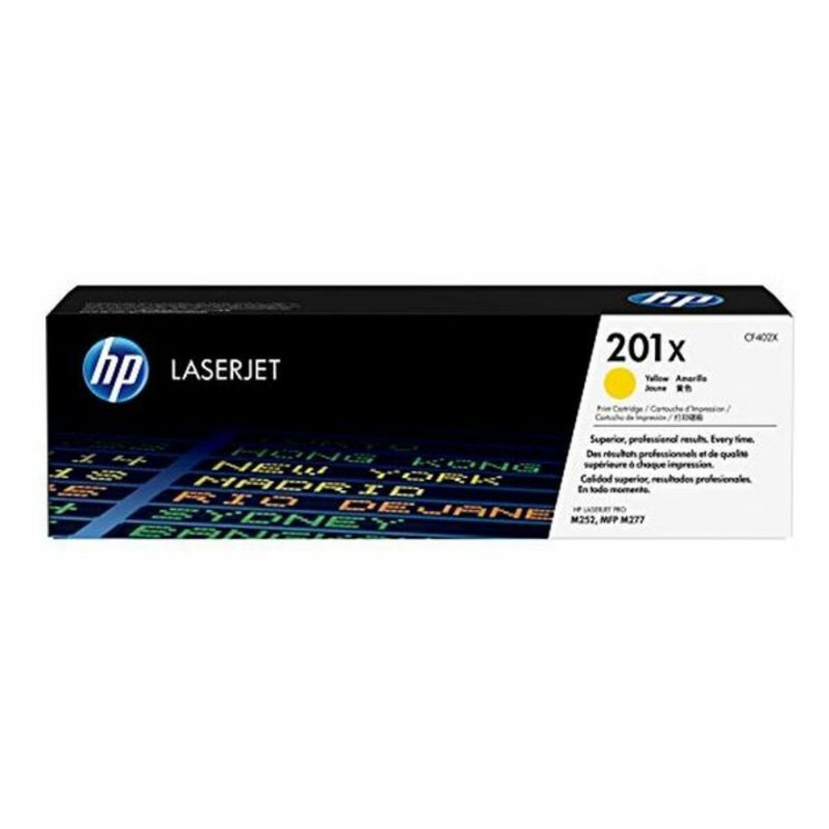 Оригинальный тонер HP T201X Жёлтый-2