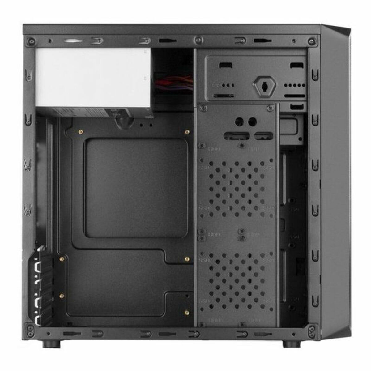 Блок полубашня Micro ATX Nox S0213826 Чёрный Разноцветный-2