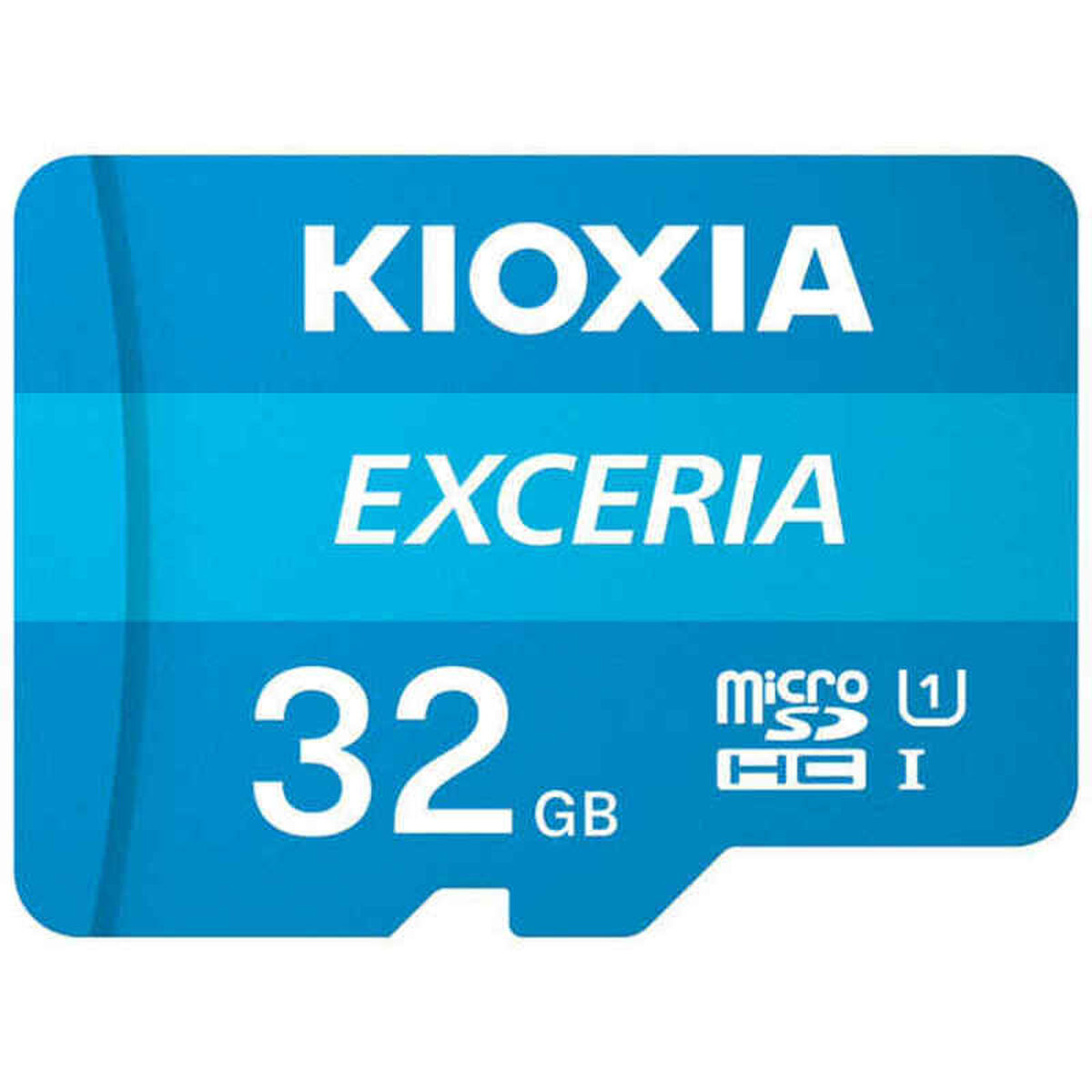 Micro-SD card with Kioxia Exceria UHS-I Class 10 Blue adapter