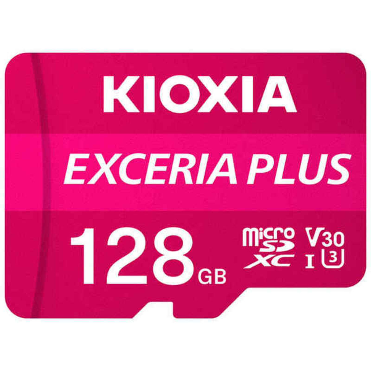Карта памяти микро-SD с адаптером Kioxia Exceria Plus Розовый Класс 10 UHS-I U3-2