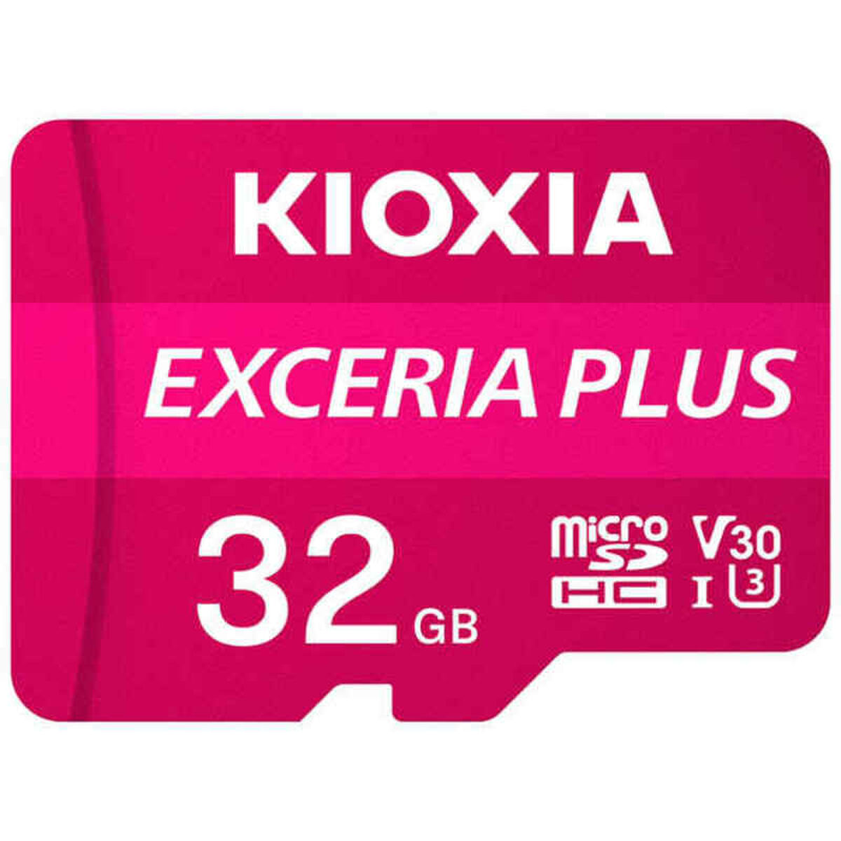 Карта памяти микро-SD с адаптером Kioxia Exceria Plus Розовый Класс 10 UHS-I U3-4