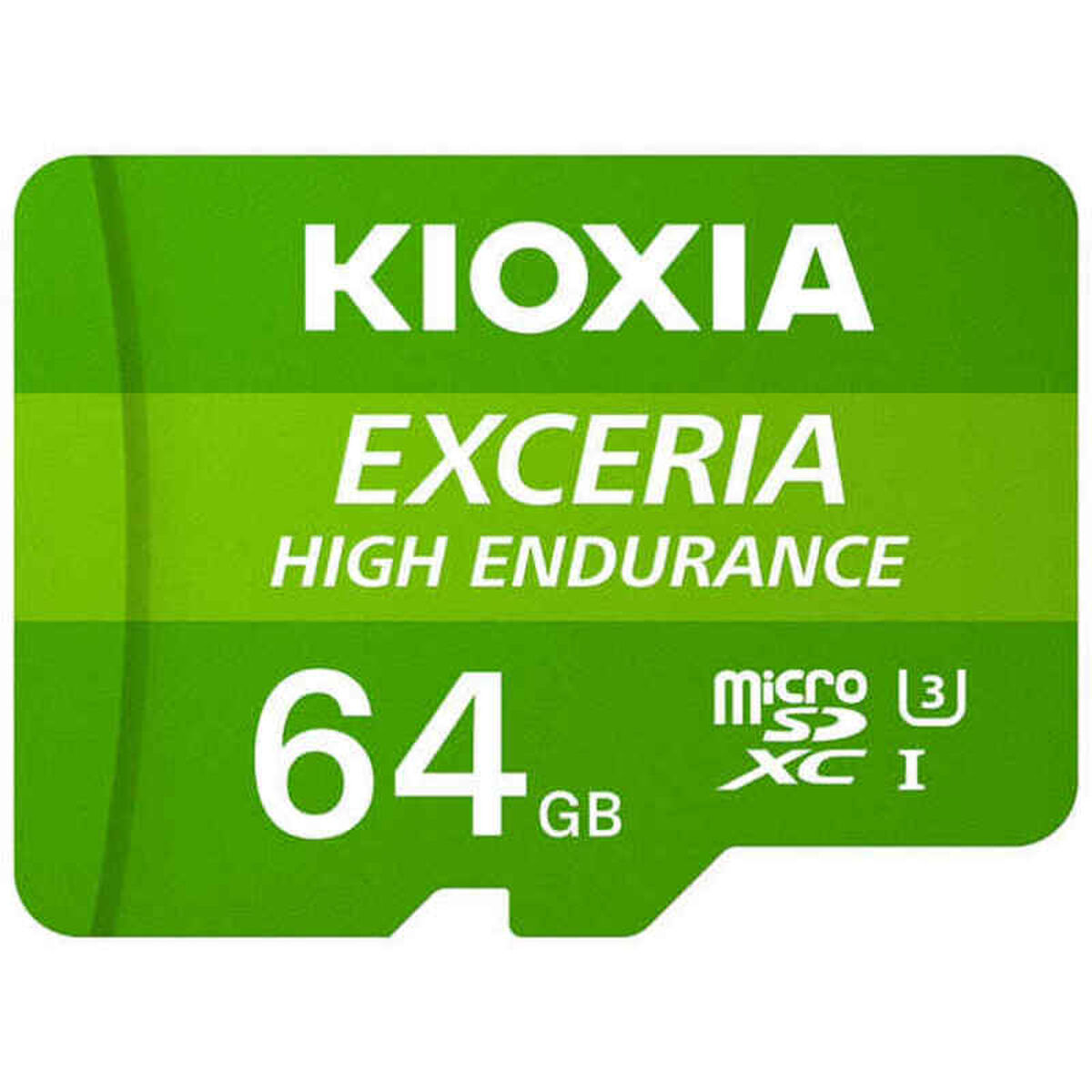Карта памяти микро-SD с адаптером Kioxia Exceria High Endurance Класс 10 UHS-I U3 Зеленый-3