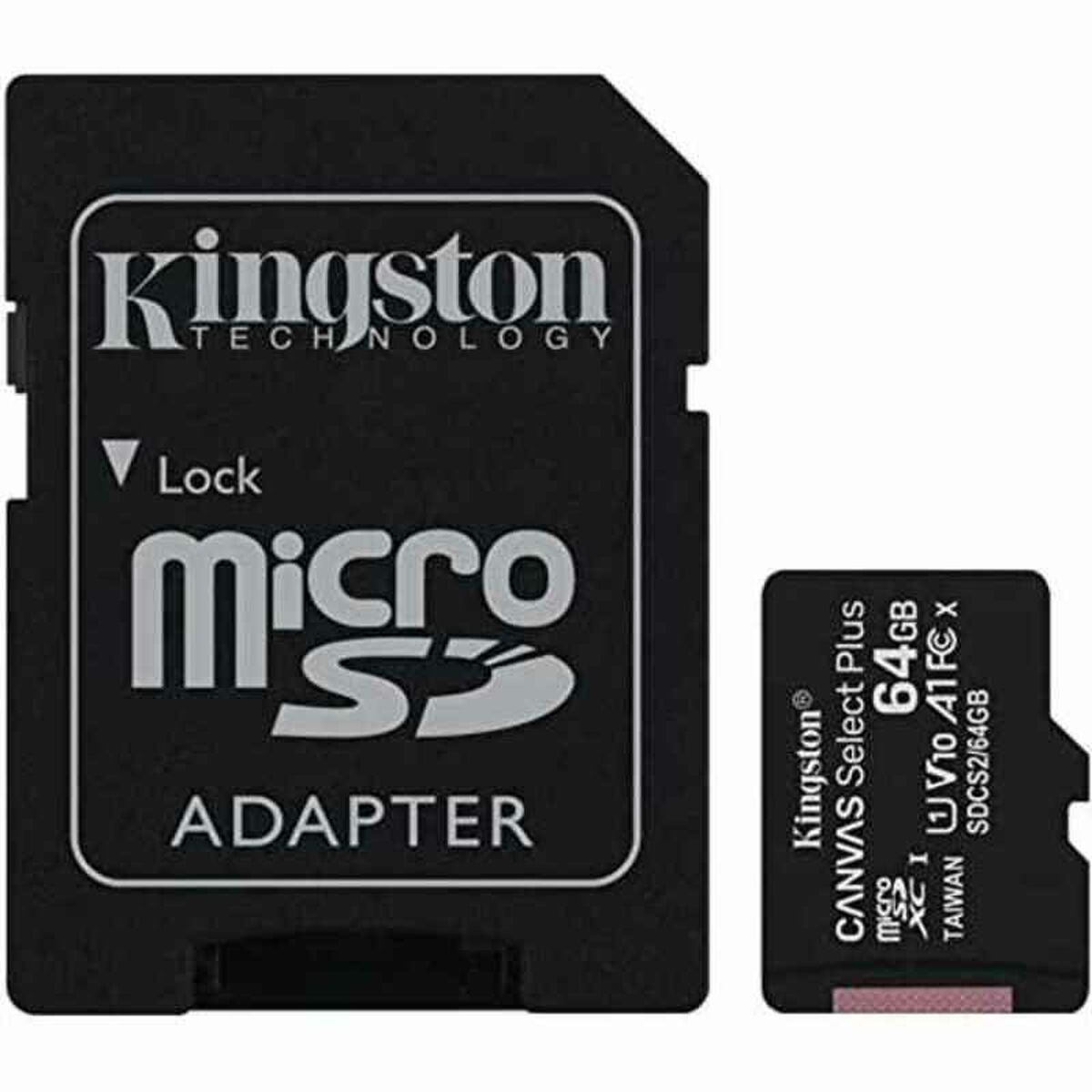 Карта памяти микро-SD с адаптером Kingston exFAT-4
