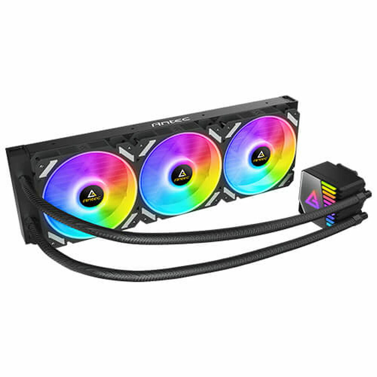 Комплект жидкостного охлаждения Antec 0-761345-74044-9 LED RGB 72 cfm Чёрный-2