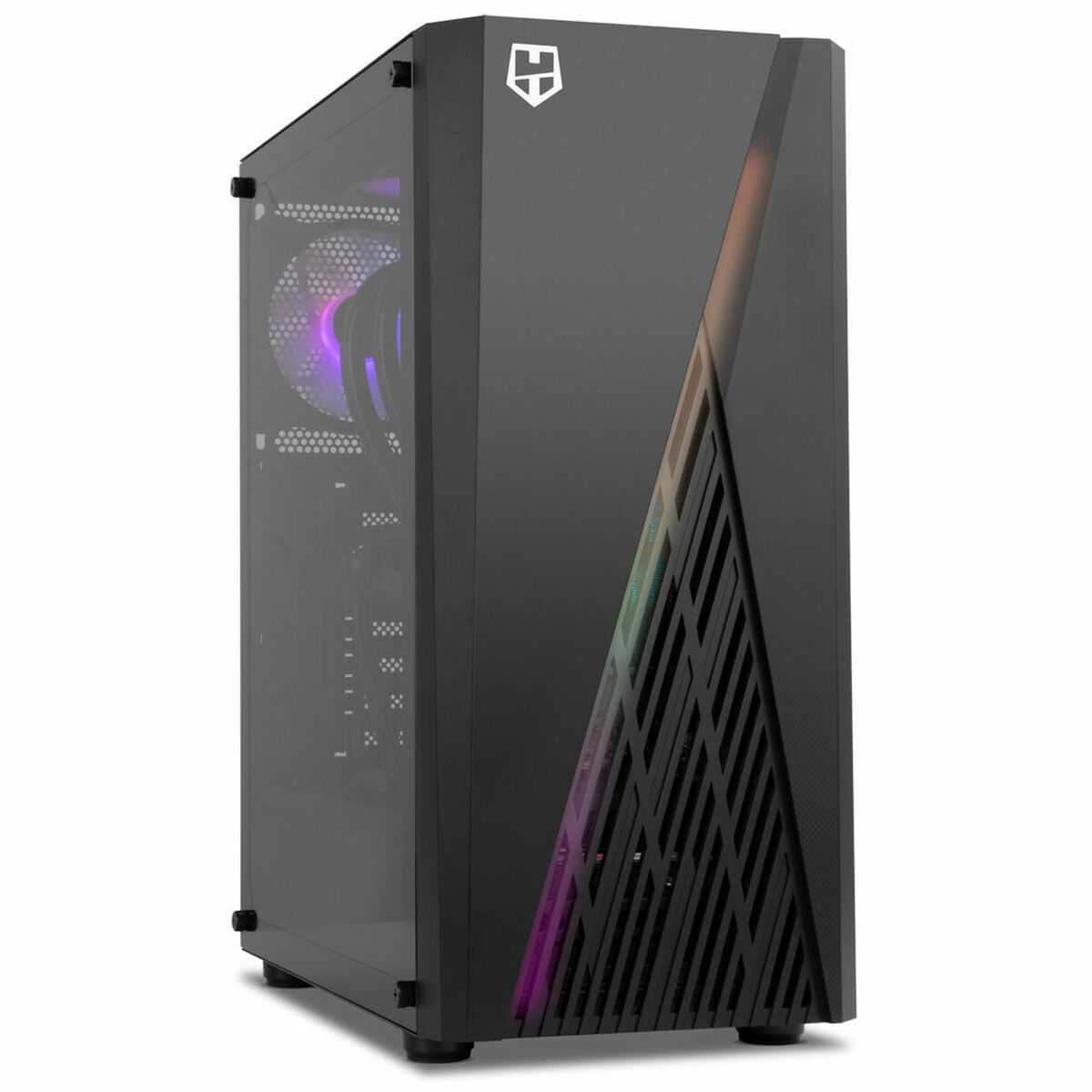 Блок полубашня ATX Galileo Nox NXHUMMERFROST Чёрный ATX-8