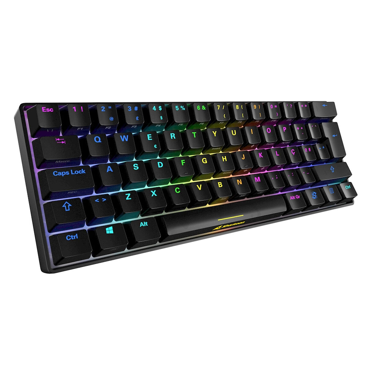 Клавиатура Sharkoon SGK50 S4 Чёрный португальский-2