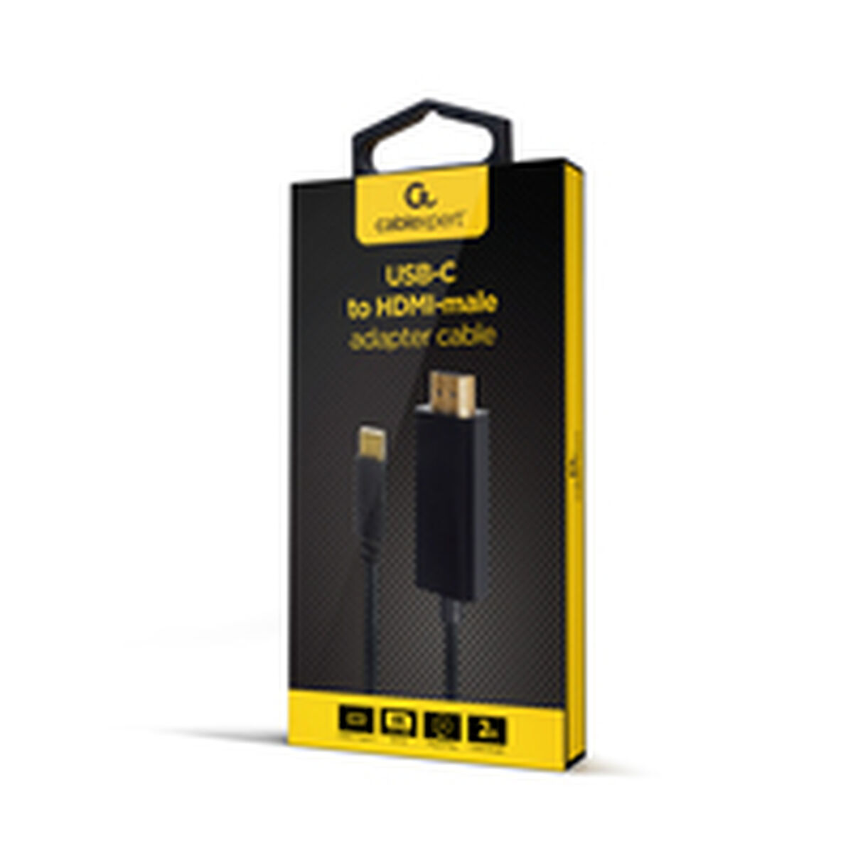 Адаптер USB C—HDMI GEMBIRD A-CM-HDMIM-01 2 m-2