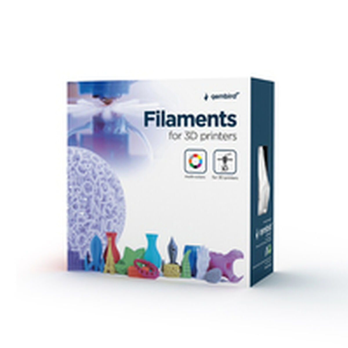 Катушка накаливания GEMBIRD 3DP-PLA1.75GE-01-BK-5