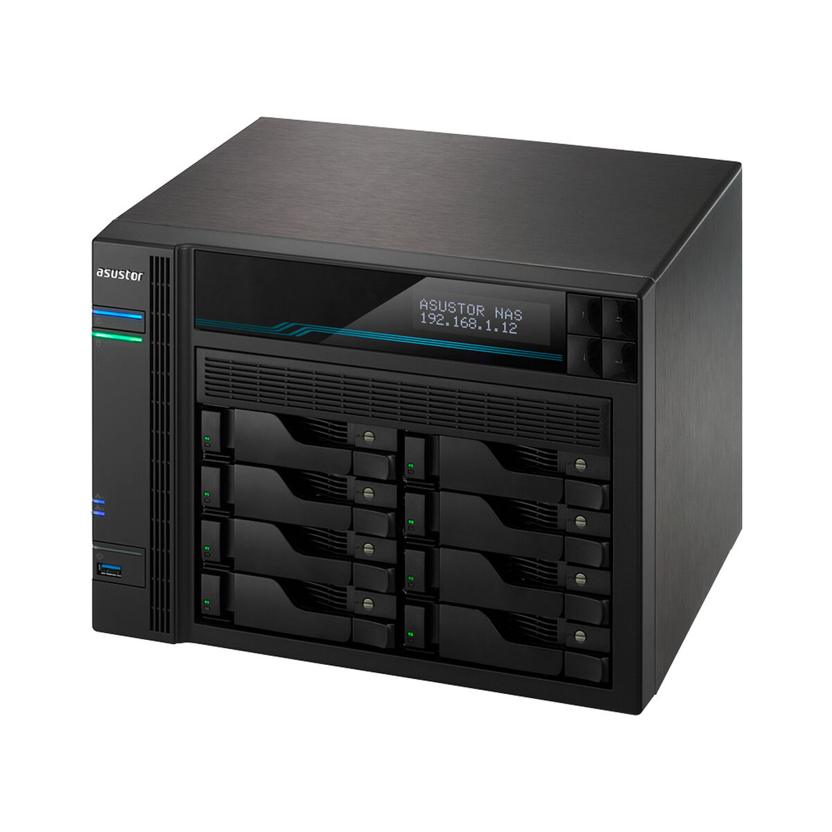 Asustor Lockerstor 10网络系统数据存储AS6510T Black Intel Atom C3538-4