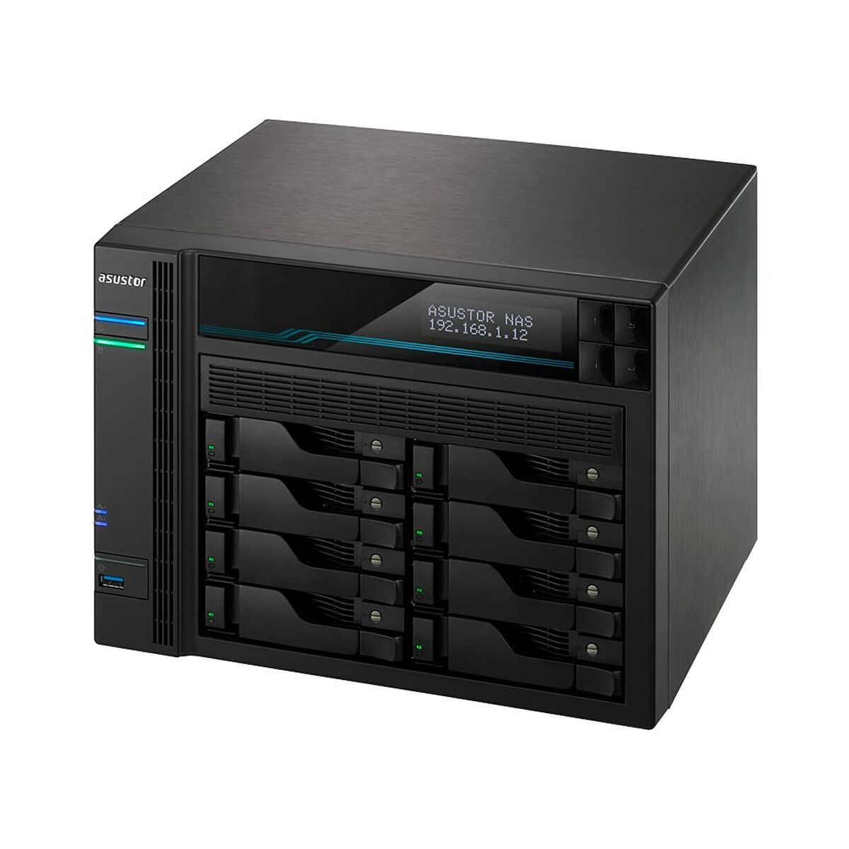 Asustor Lockerstor 10网络系统数据存储AS6510T Black Intel Atom C3538-6
